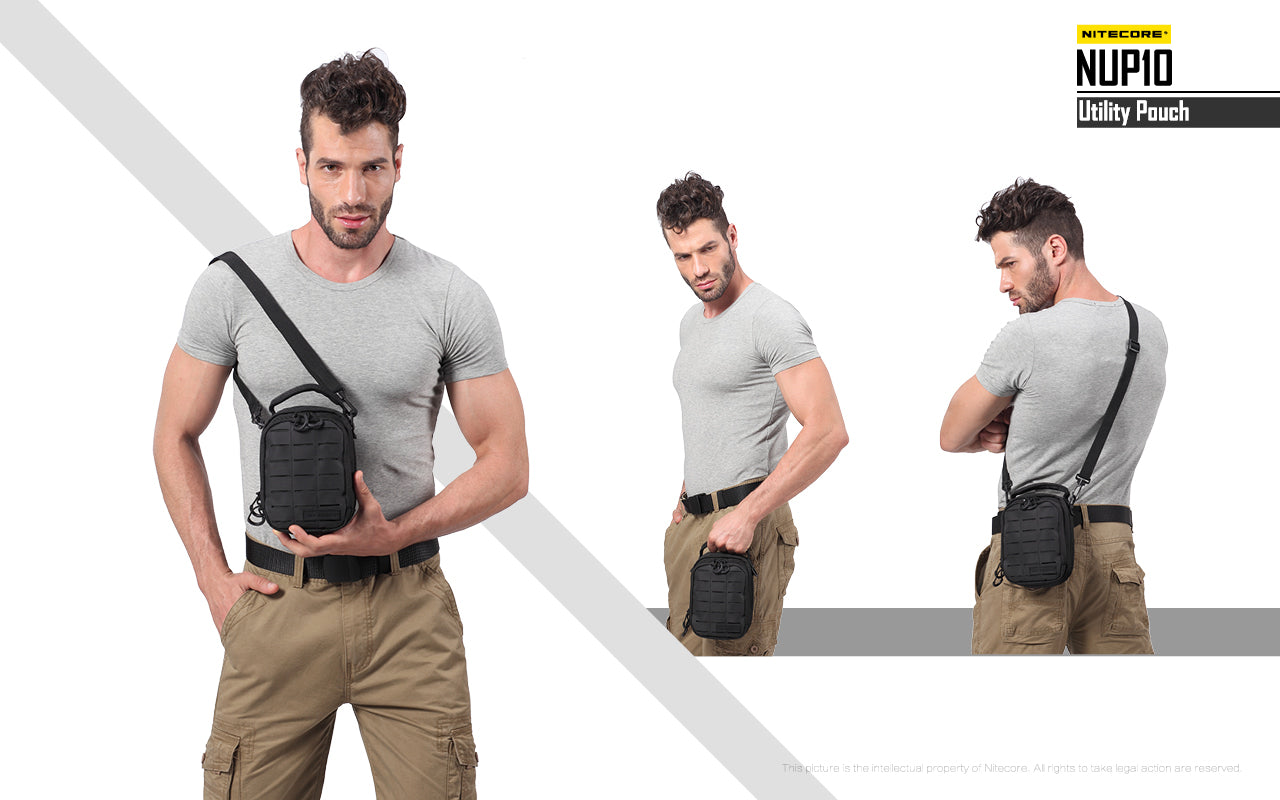 Nitecore Cordura Molle Utility Pouch NUP10 (2 Versions) - Thomas Tools