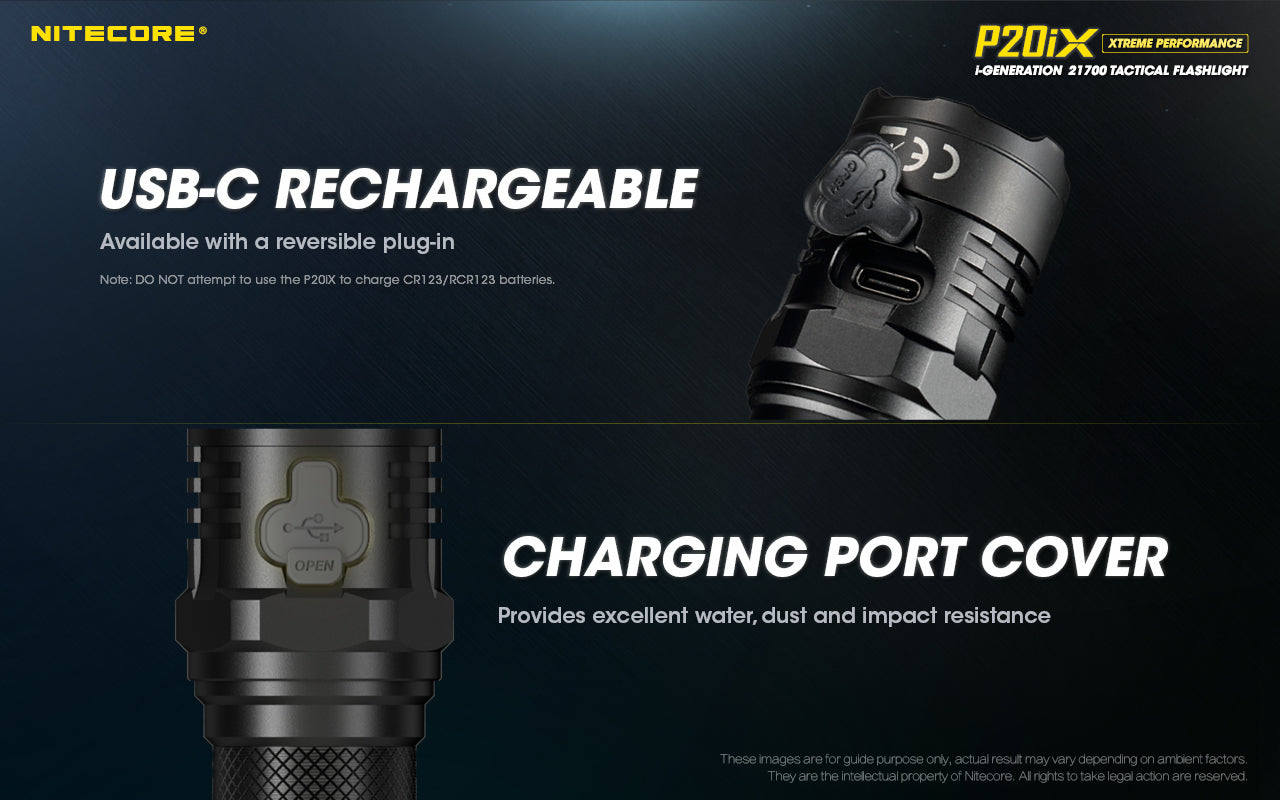 Nitecore P20iX USB Rechargeable LED Flashlight (4000 Lumens)