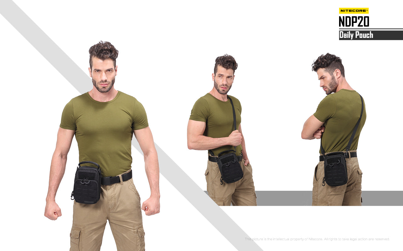 Nitecore Cordura Molle Utility Pouch NDP20 (2 Versions) - Thomas Tools