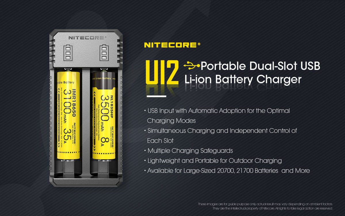 Nitecore UI2 USB Battery Charger - Thomas Tools