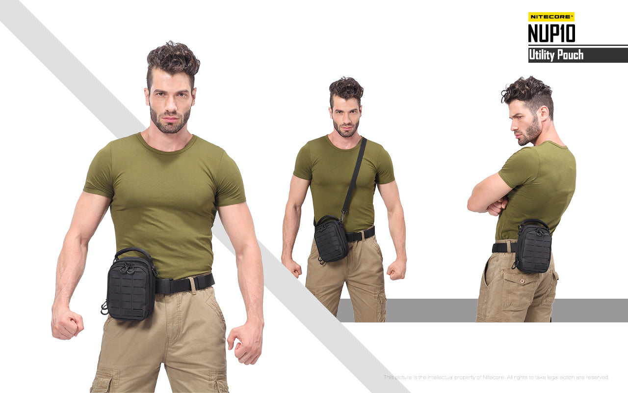 Nitecore Cordura Molle Utility Pouch NUP10 (2 Versions) - Thomas Tools