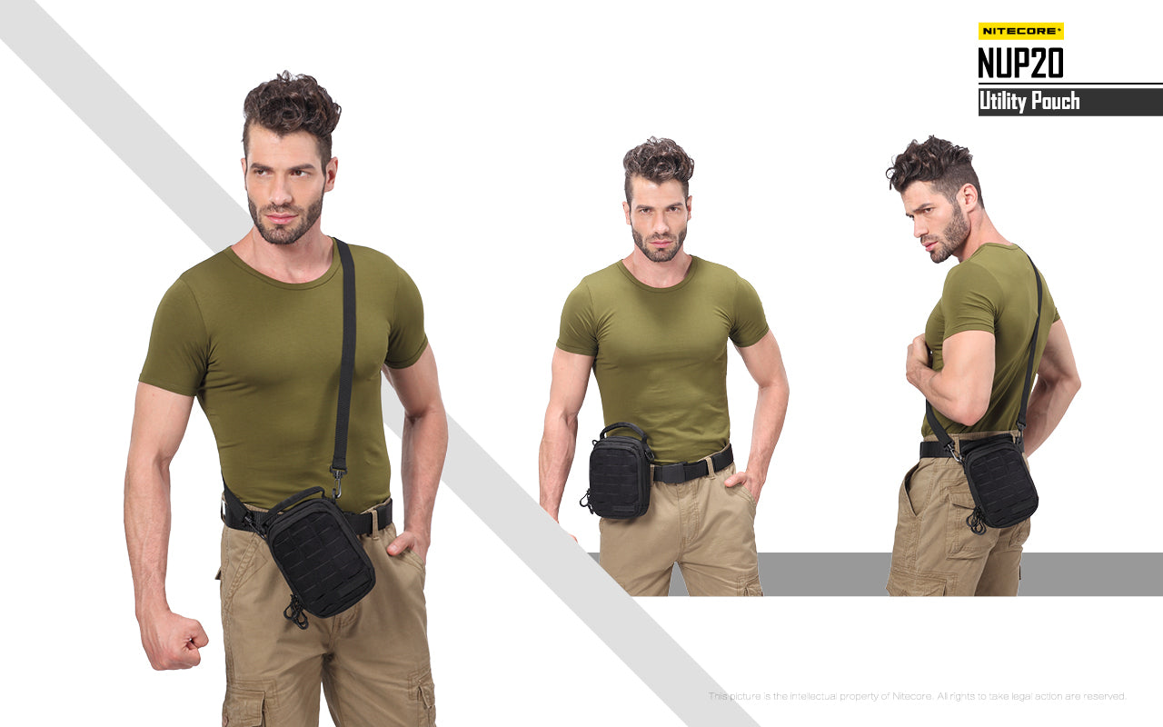 Nitecore Cordura Molle Utility Pouch NUP20 (2 Versions) - Thomas Tools