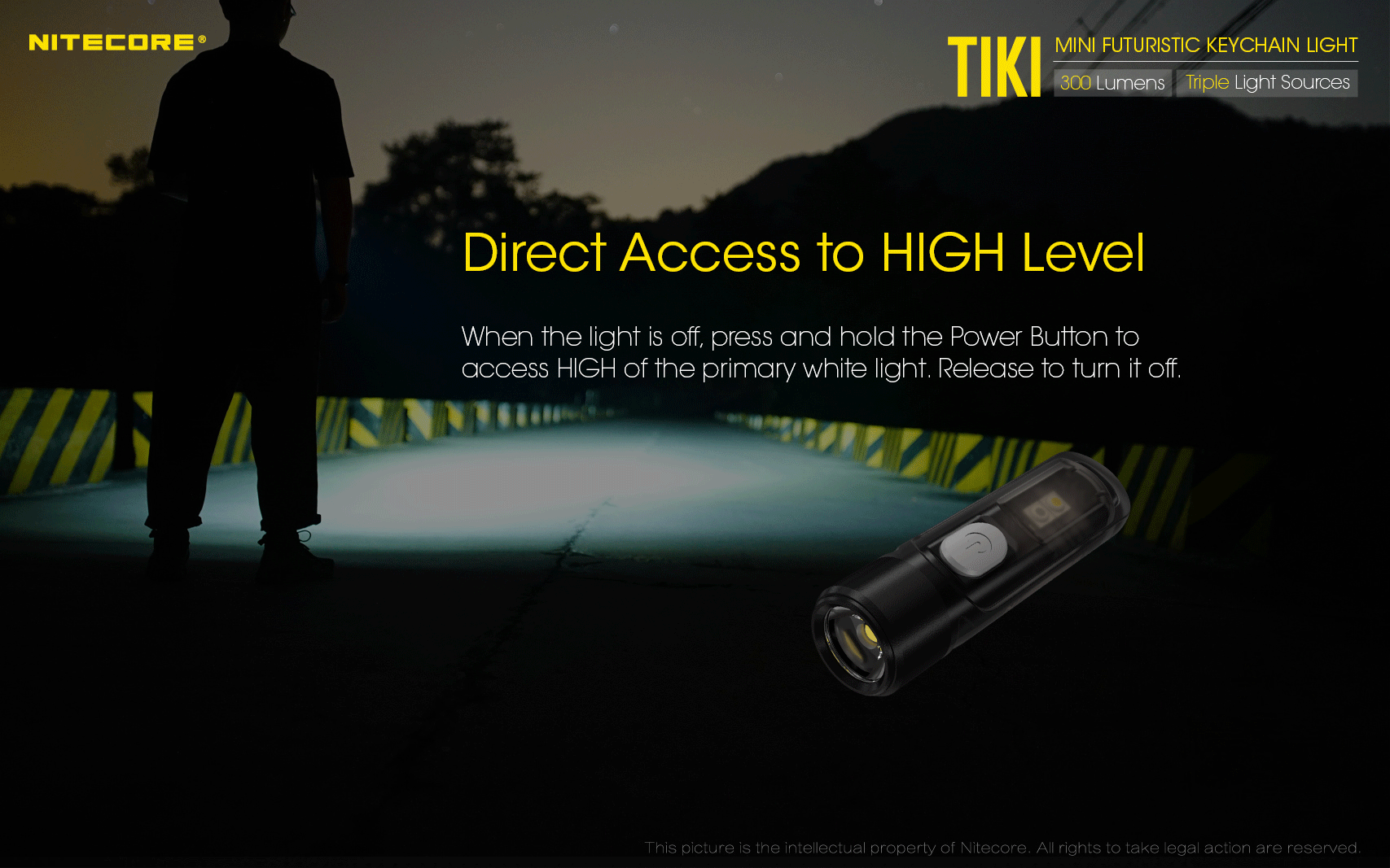 Nitecore TIKI LE Rechargeable Flashlight (300 Lumens) - Thomas Tools
