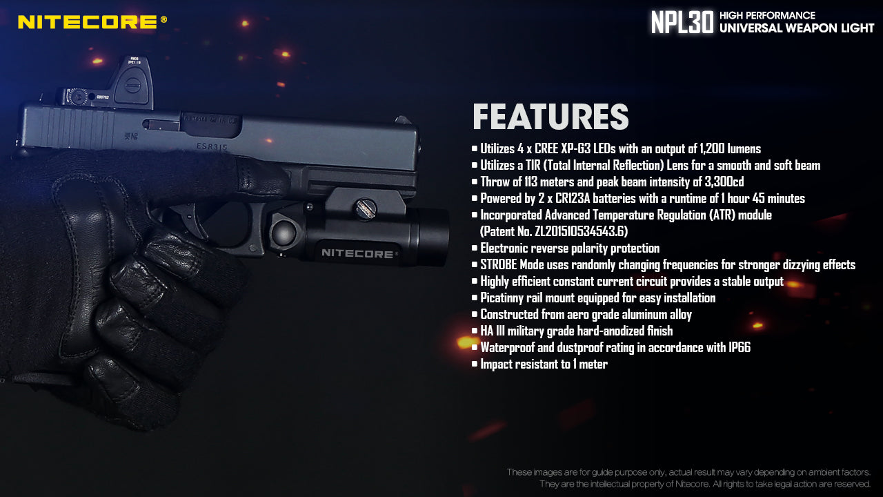 Nitecore NPL30 Flashlight (1200 Lumens)