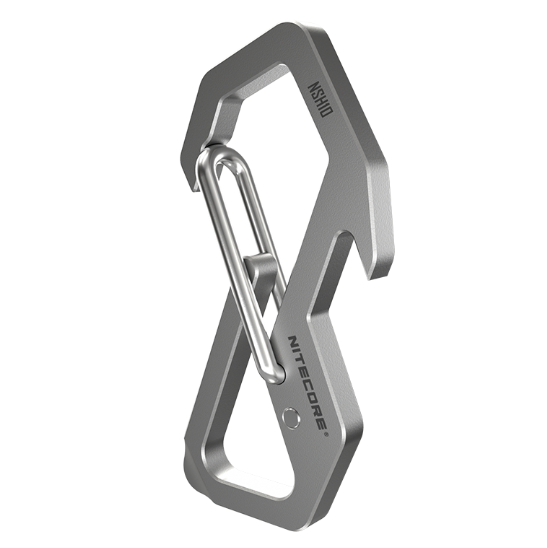 Nitecore Accessory NSH10 Multiuse Titanium Snap Hook Carabiner