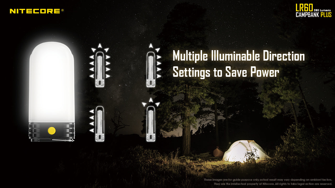 Nitecore LR60 Campbank Plus Camping Lantern (280 Lumens)