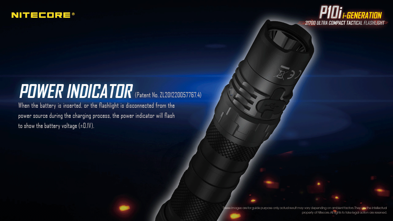 Nitecore P10i USB Rechargeable Flashlight (1800 Lumens)