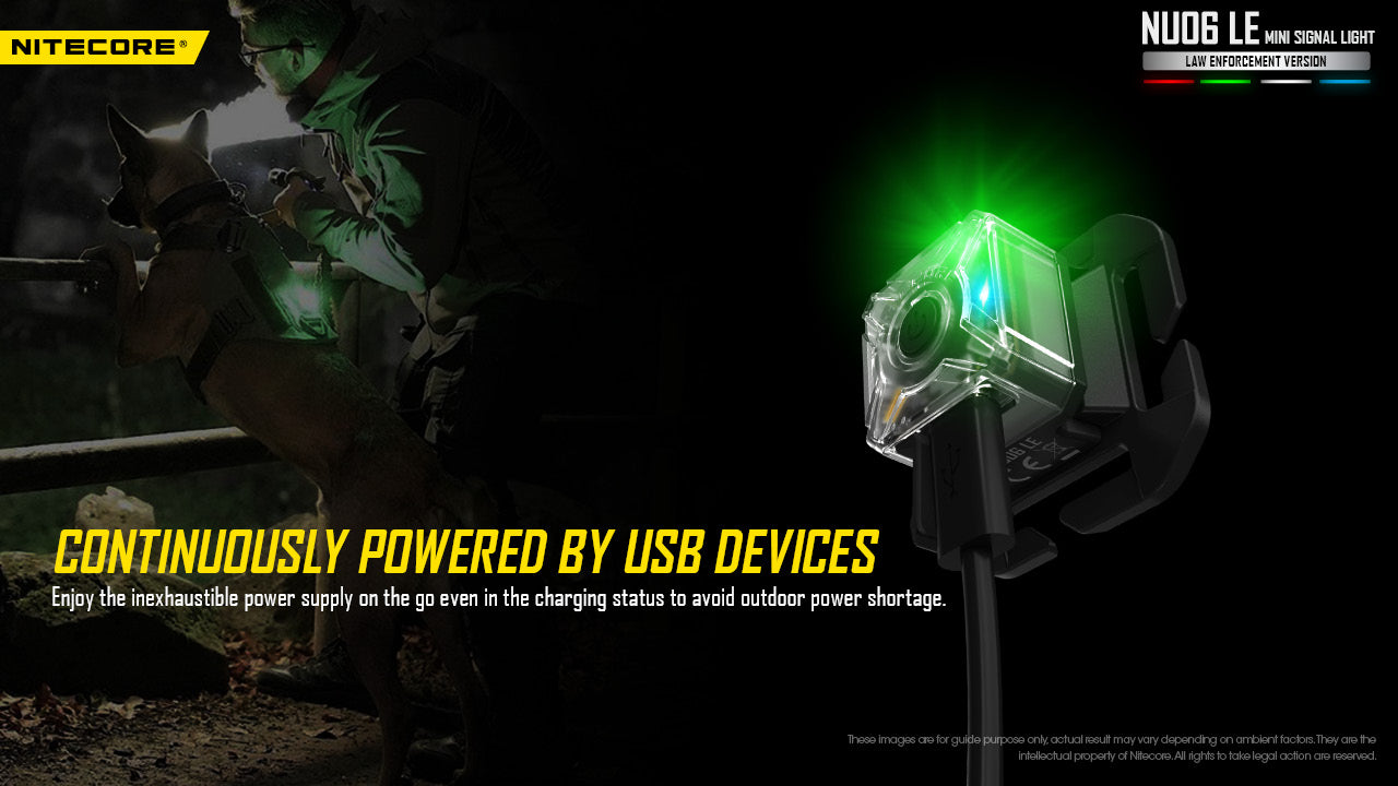 Nitecore NU06LE Mini Signal Light (15 Lumens)
