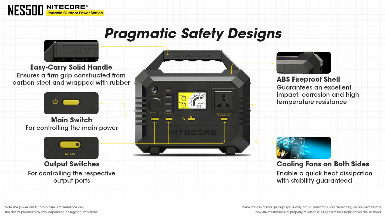 Nitecore NES500 Portable Outdoor Power Station