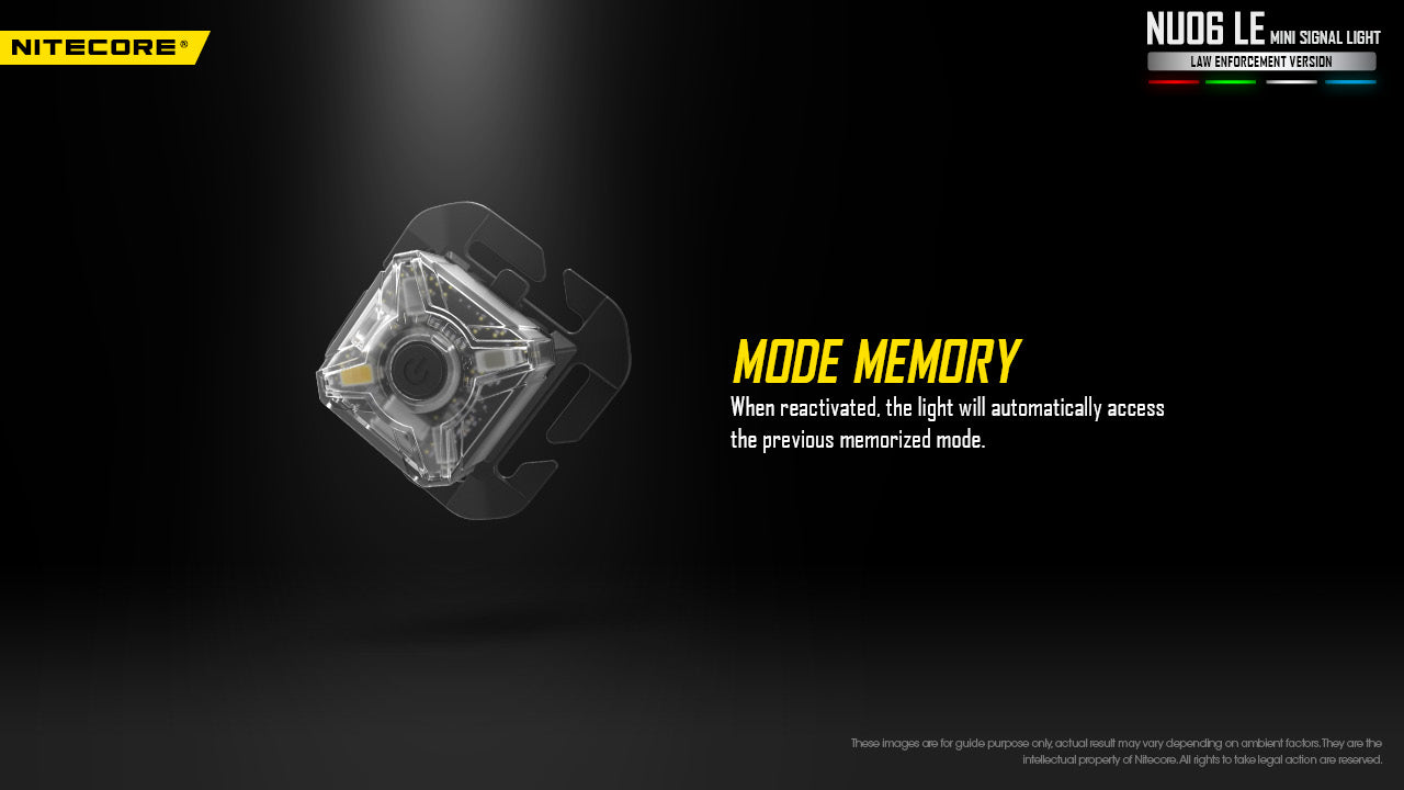 Nitecore NU06LE Mini Signal Light (15 Lumens)