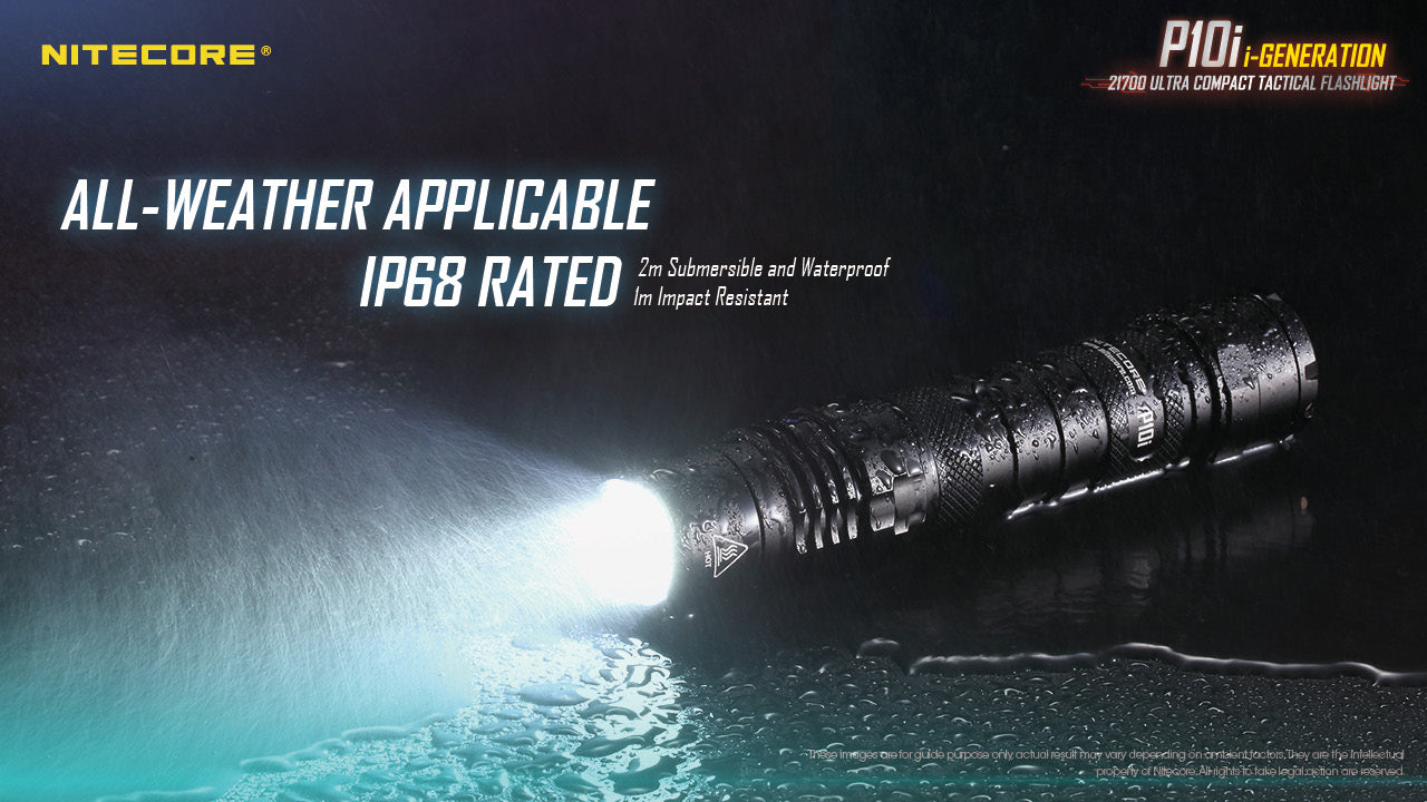 Nitecore P10i USB Rechargeable Flashlight (1800 Lumens)