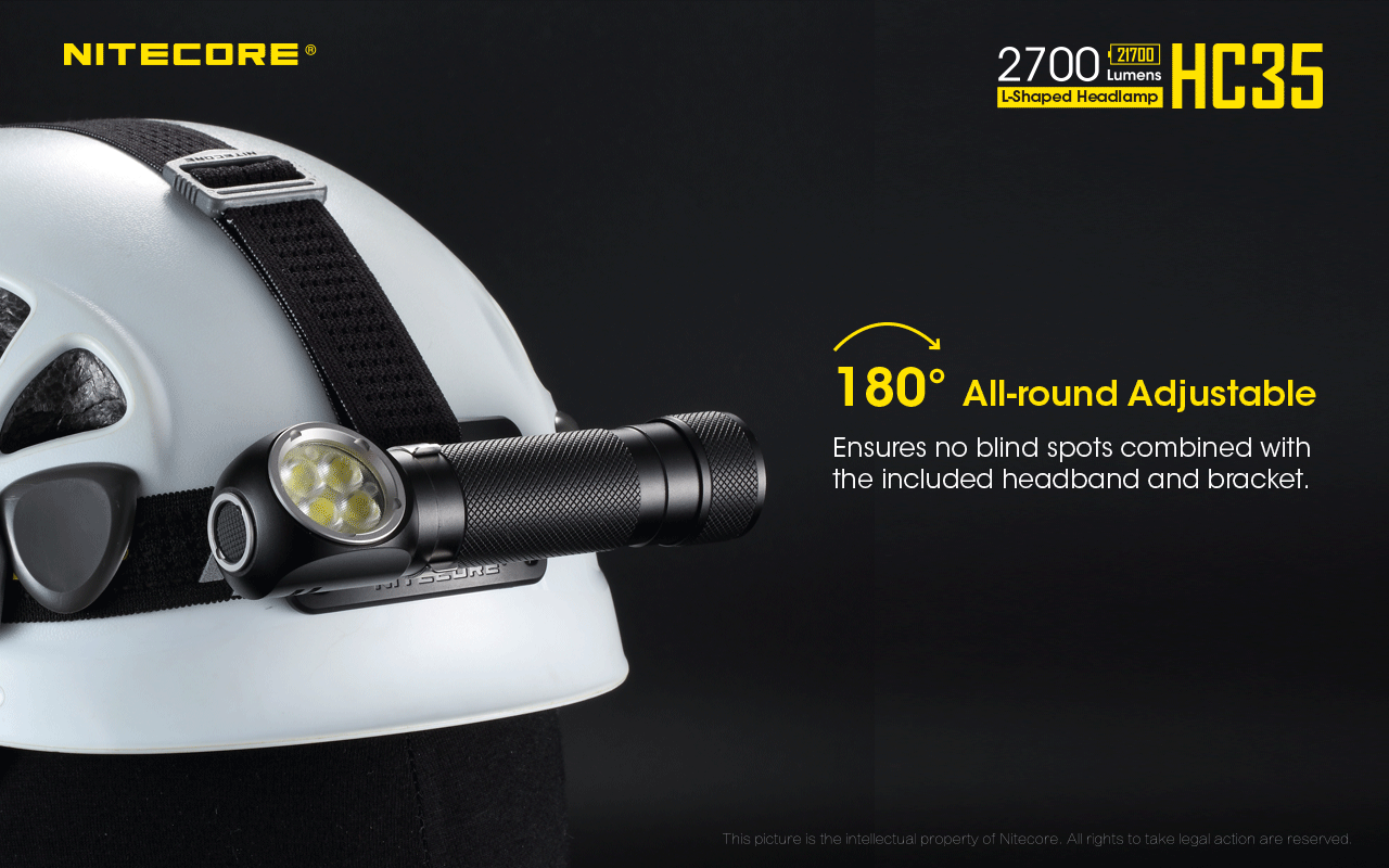 Nitecore HC35 Rechargeable Headlamp (2700 Lumens) - Thomas Tools