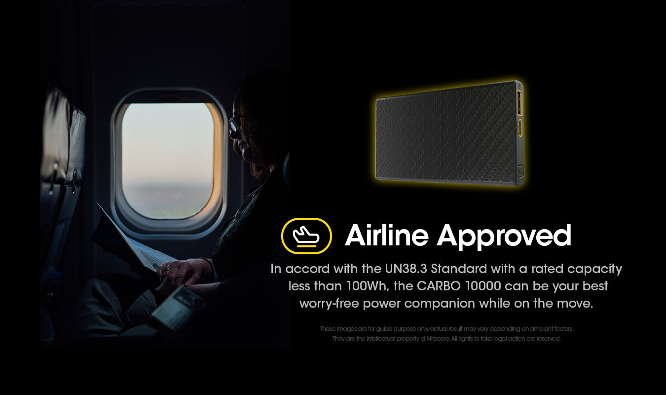 Nitecore Carbo 10000 Lightweight Carbon Fibre Power Bank