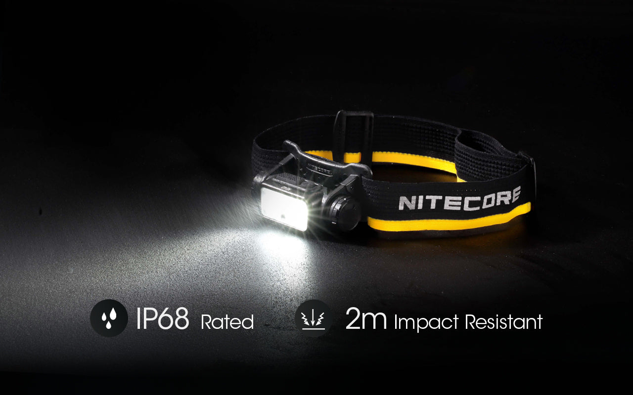 Nitecore NU40 Spotlight + Floodlight Rechargeable Headlamp (1000 Lumens)
