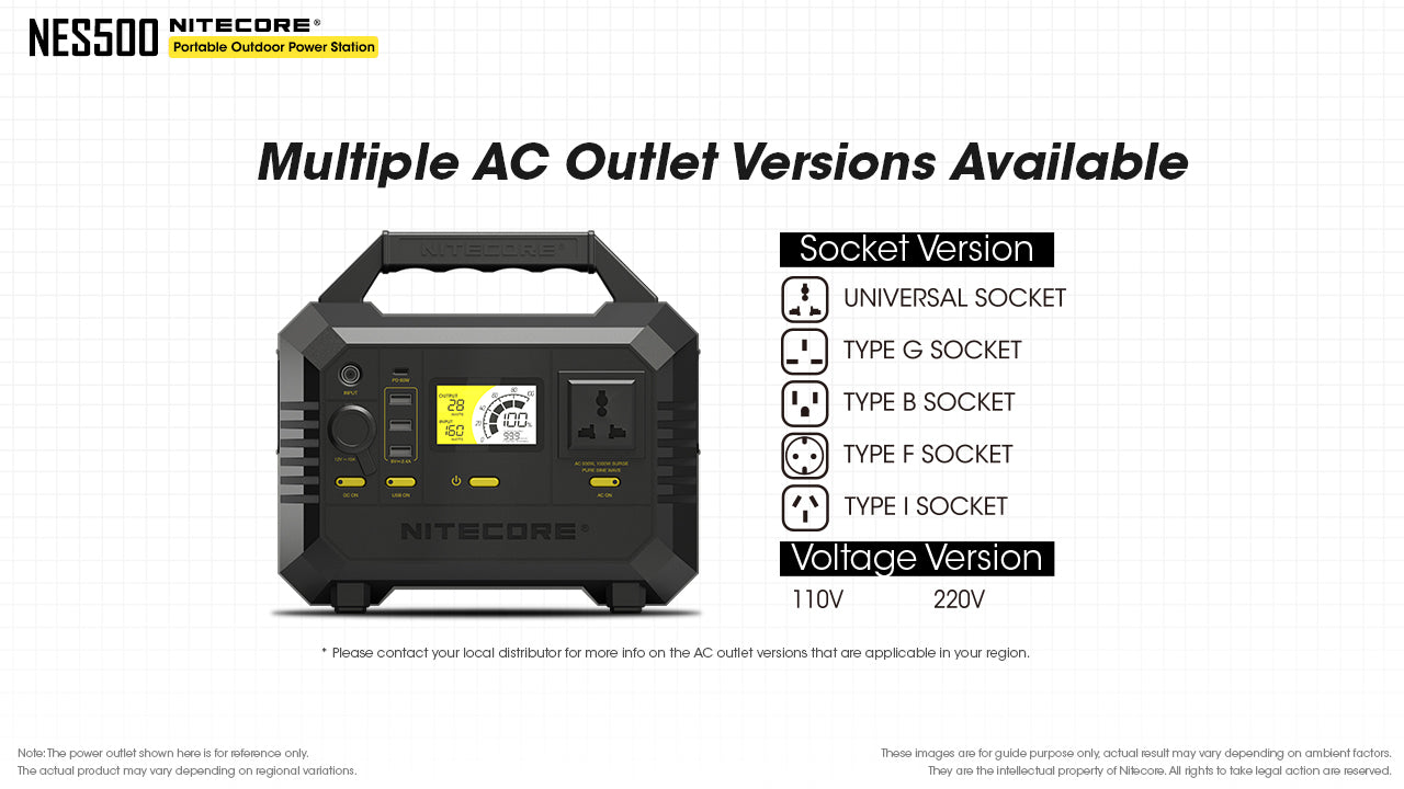 Nitecore NES500 Portable Outdoor Power Station
