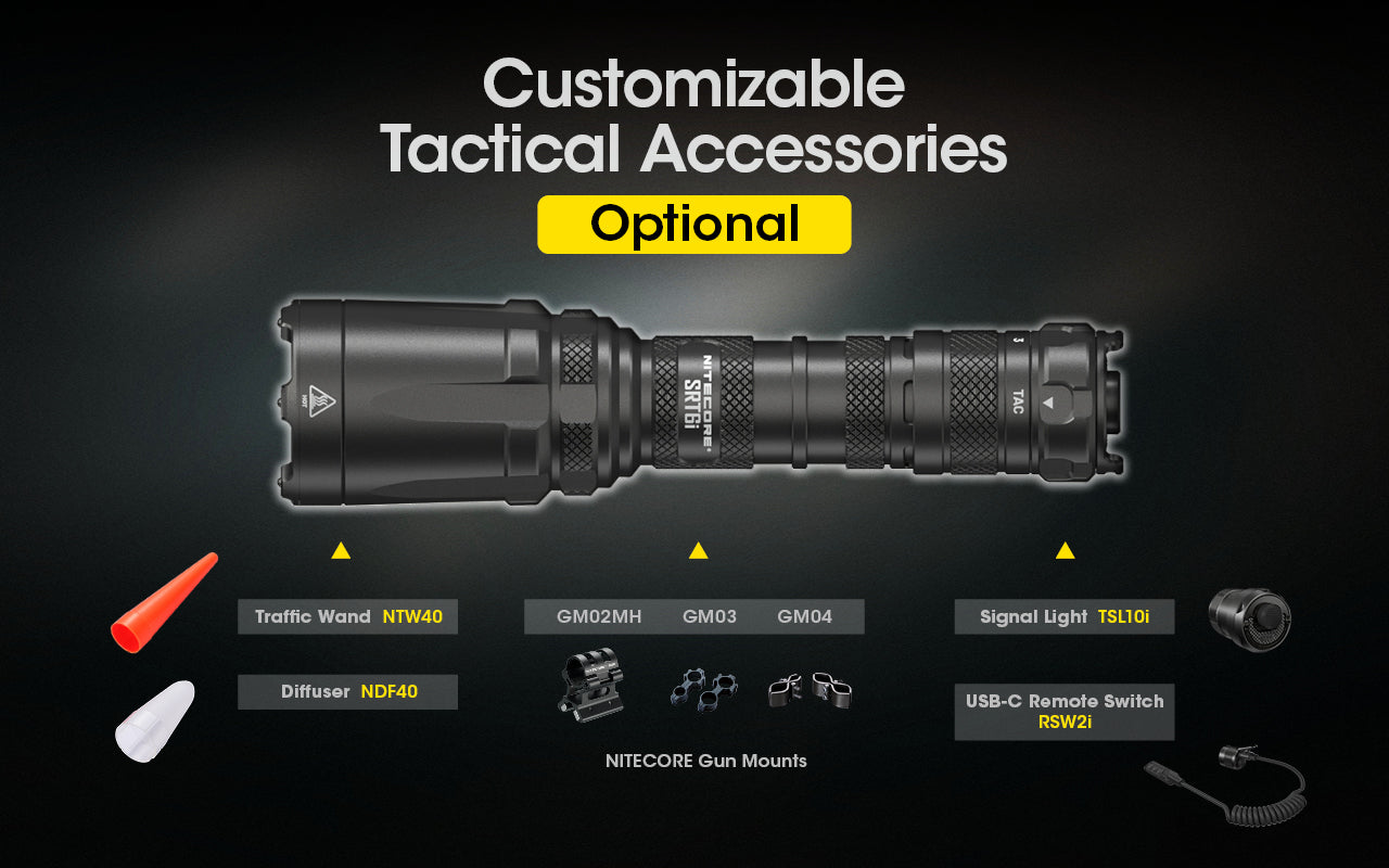 Nitecore SRT6i LED Rechargeable Flashlight (2100 Lumens)