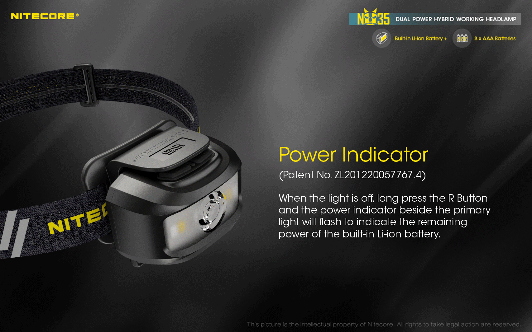 Nitecore NU35 Rechargeable Headlamp (460 Lumens)