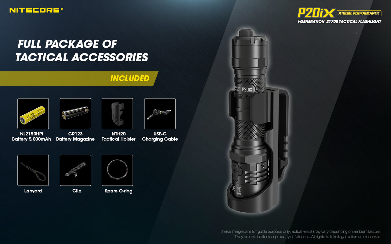 Nitecore P20iX USB Rechargeable LED Flashlight (4000 Lumens)