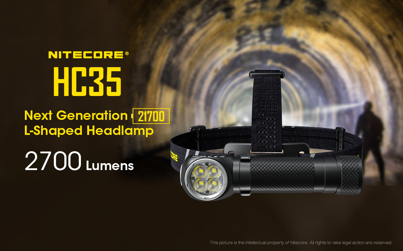 Nitecore HC35 Rechargeable Headlamp (2700 Lumens) - Thomas Tools