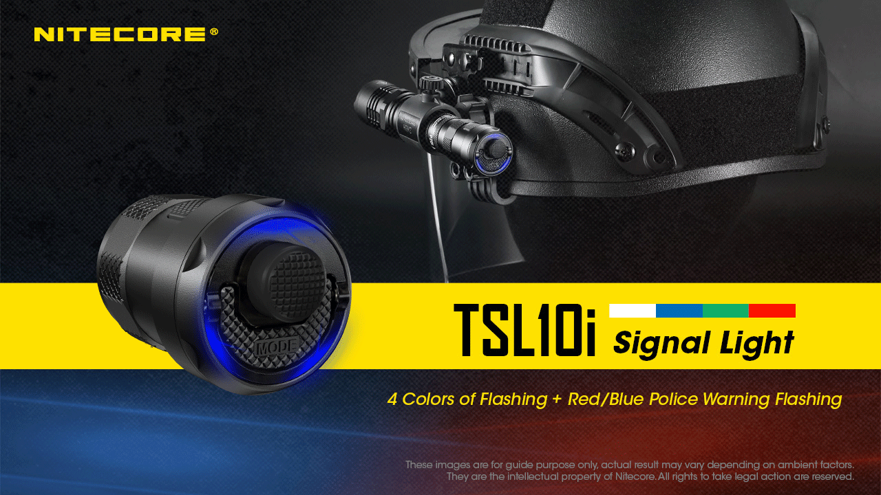 Nitecore Accessory TSL10i 4-Colour LED Signal Light Tactical Tail Switch Cap