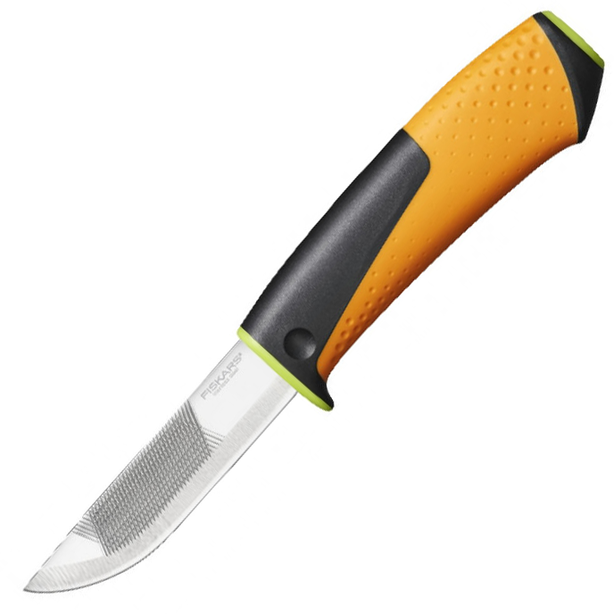 Fiskars Heavy Duty Knife with Sharpener Green - Fiskars Heavy Duty Knife  with Sharpener Green