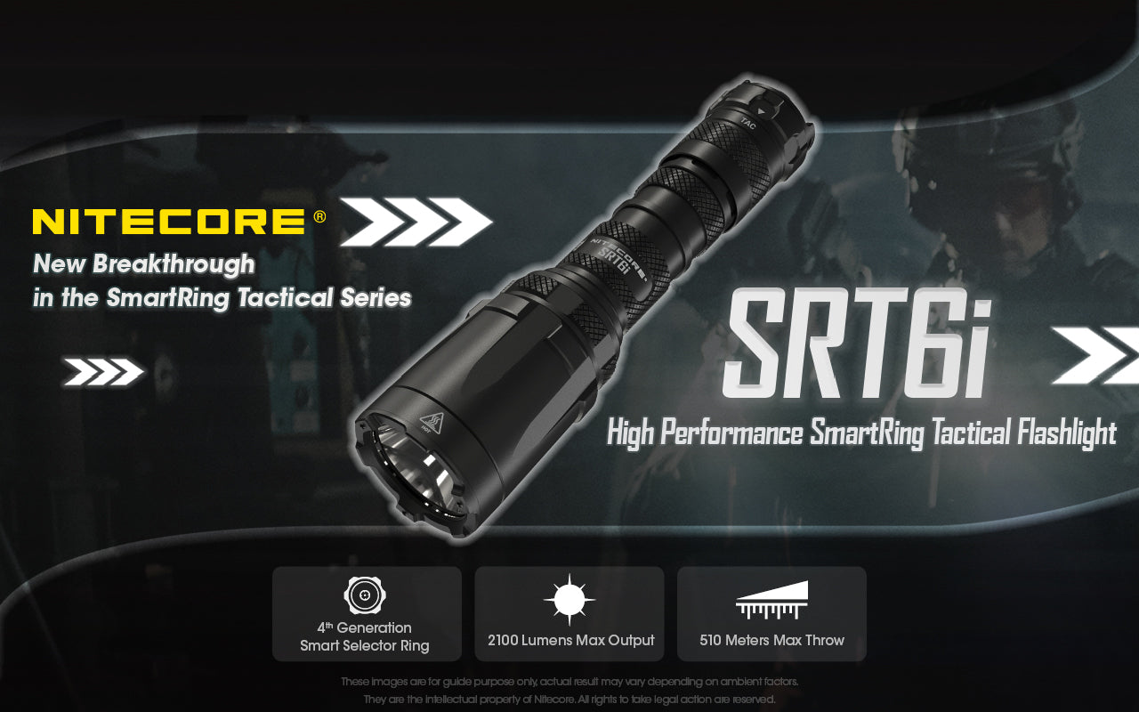 Nitecore SRT6i LED Rechargeable Flashlight (2100 Lumens)