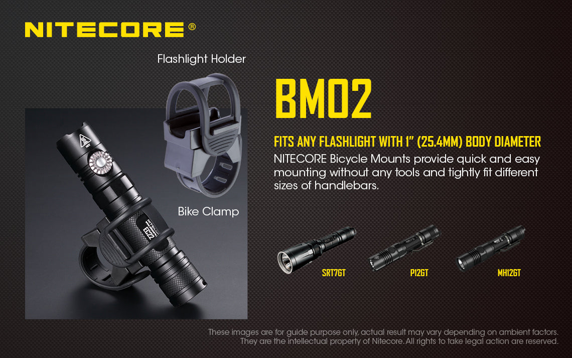 Nitecore Accessory BM02 Bicycle Mount