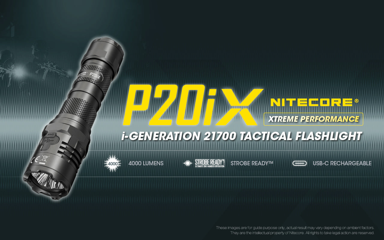 Nitecore P20iX USB Rechargeable LED Flashlight (4000 Lumens)