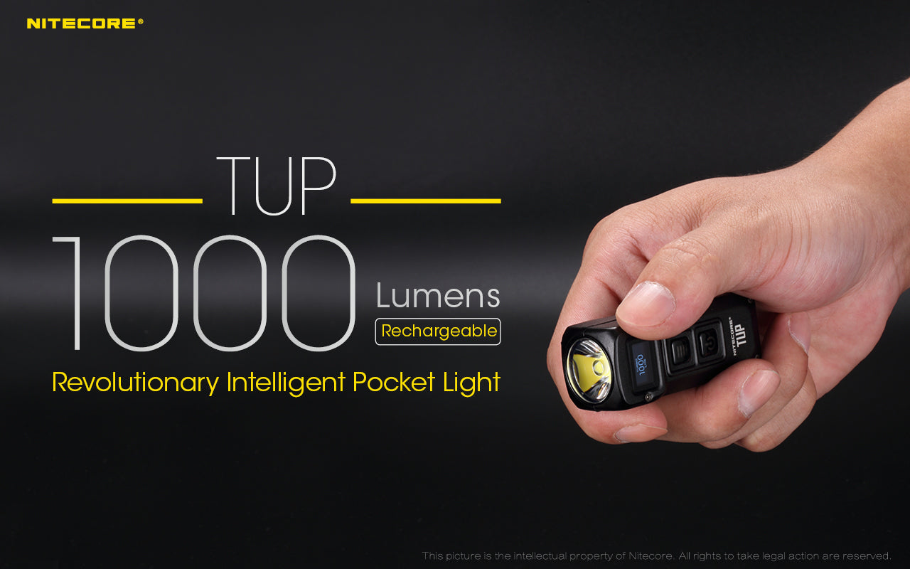 Nitecore TUP Rechargeable Flashlight (1000 Lumens) (2 Versions) - Thomas Tools