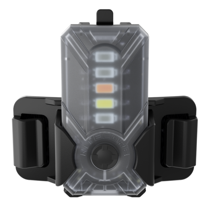Nitecore NU07LE Mini Helmet Signal Safety Light (15 Lumens)