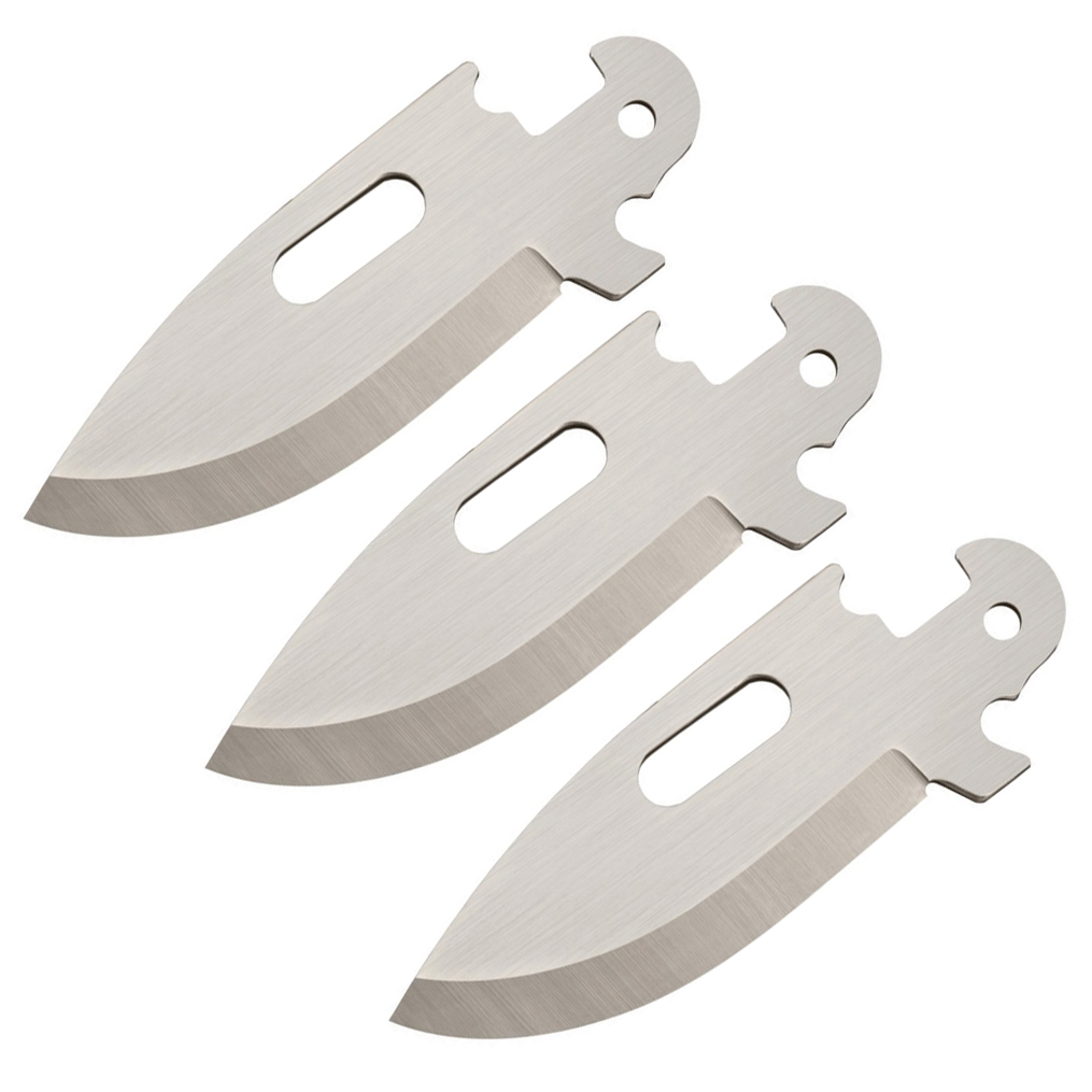 Cold Steel Click-N-Cut Drop Point Replacement Blade (3 Pack) - Thomas Tools Malaysia