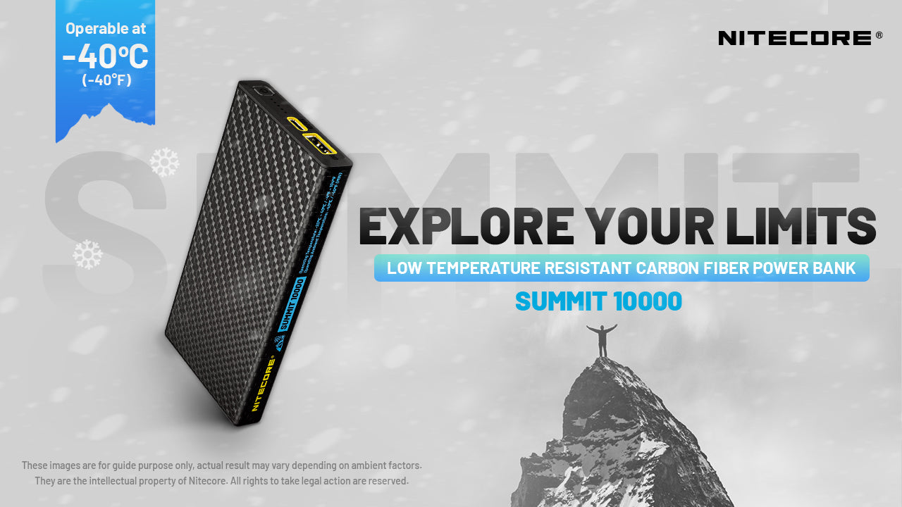 Nitecore Summit 10000 Low Temperature Resistant Power Bank