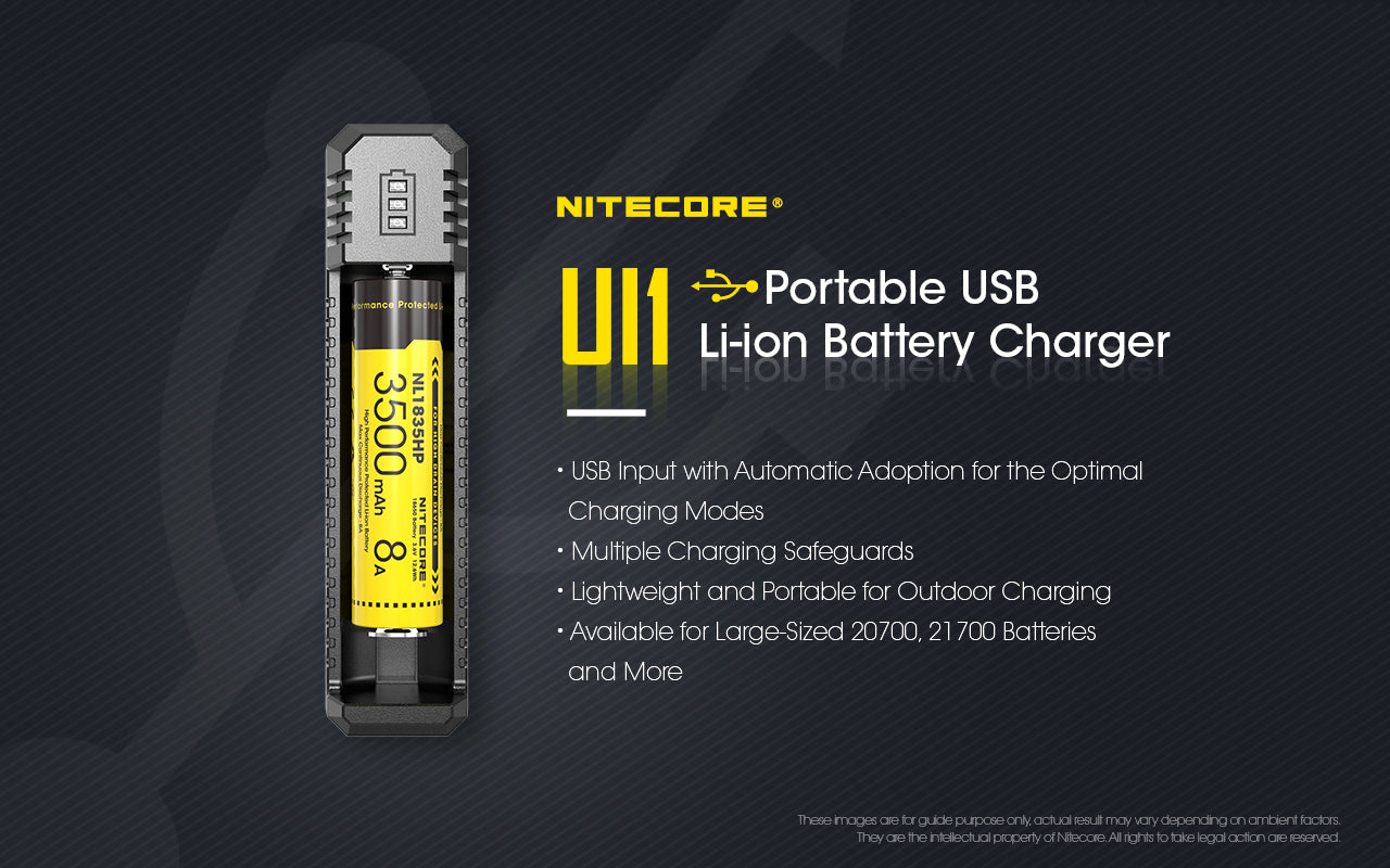 Nitecore UI1 USB Battery Charger - Thomas Tools