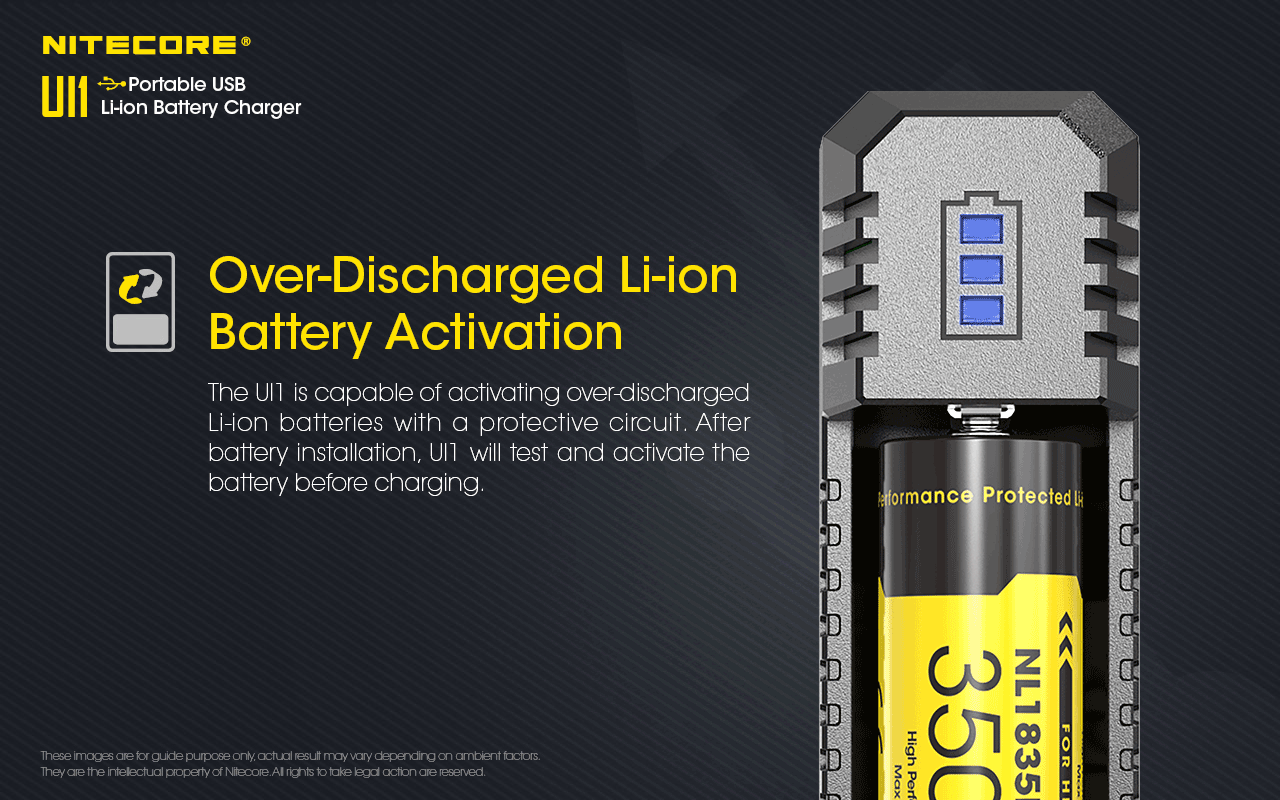 Nitecore UI1 USB Battery Charger - Thomas Tools