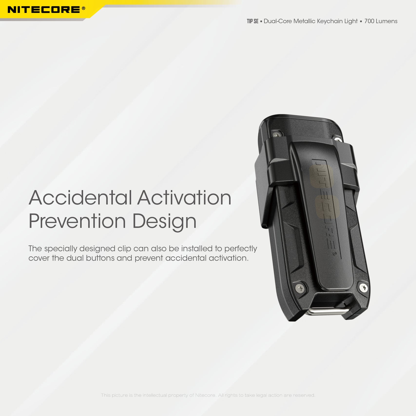 Nitecore TIP SE Keychain Rechargeable Flashlight (700 Lumens) (2 Versions)