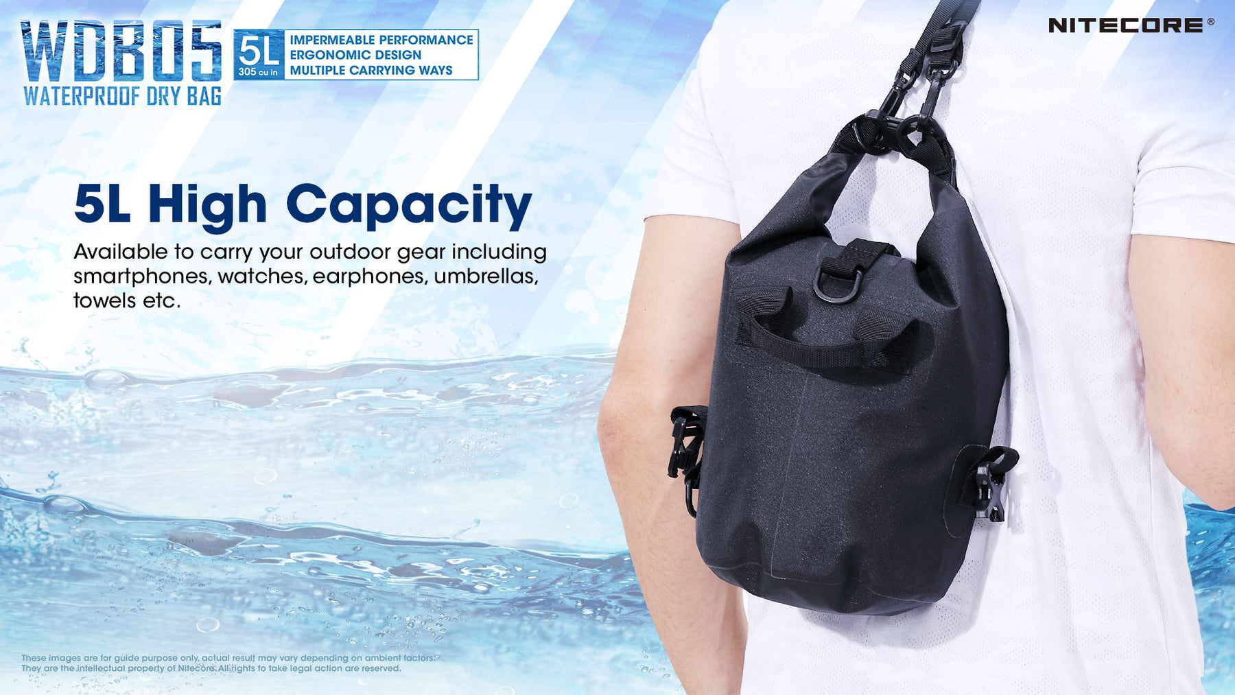 Nitecore Waterproof Dry Bag WDB05 (5L)