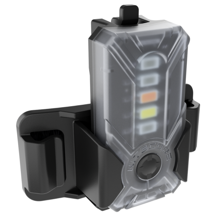 Nitecore NU07LE Mini Helmet Signal Safety Light (15 Lumens)
