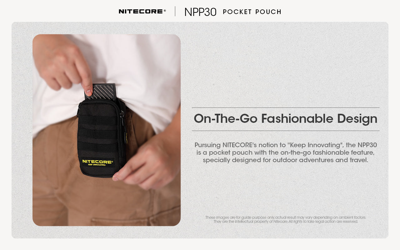 Nitecore EDC Pocket Pouch NPP30