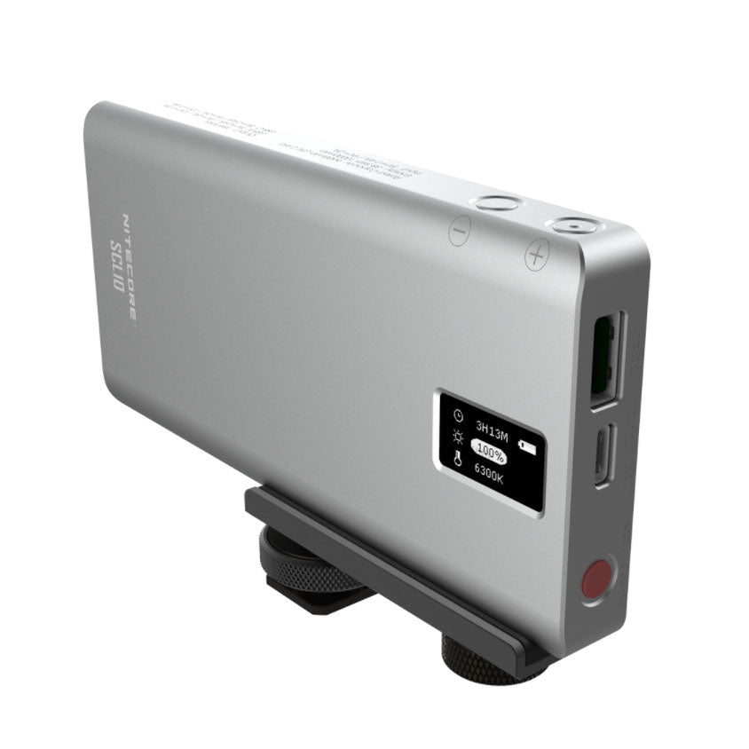 Nitecore SCL10 Smart Camera Light & Power Bank (800 Lumens)