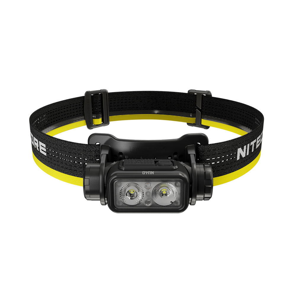 Nitecore NU40 Spotlight + Floodlight Rechargeable Headlamp (1000 Lumens)