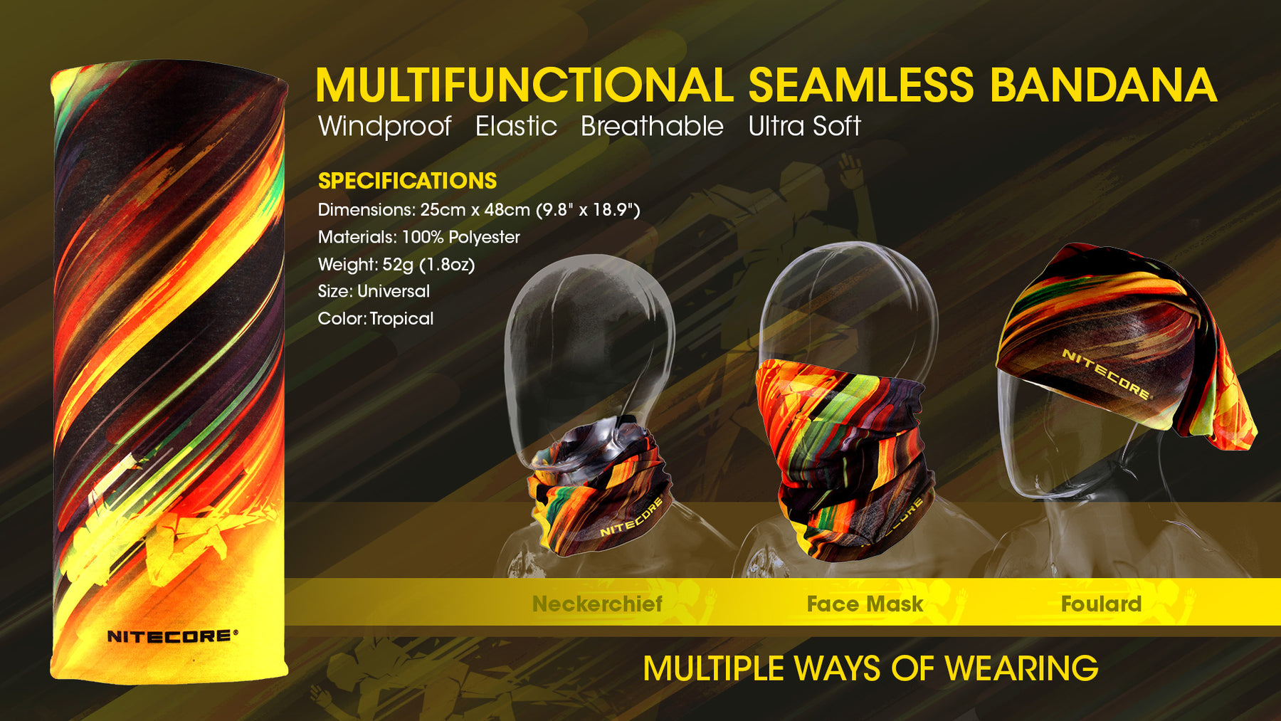 Nitecore Accessory Bandana (2 Versions)