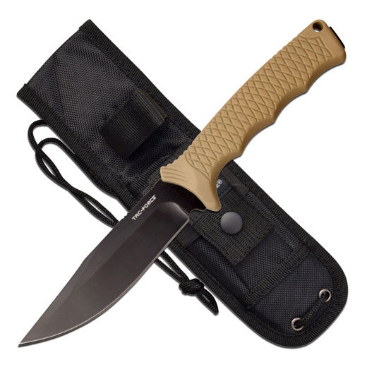 Tac Force 012 Fixed Blade (Tan Handle)