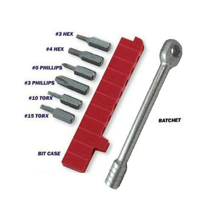 Victorinox Accessory Ratchet Bit Case and 6 Bits 3.0306