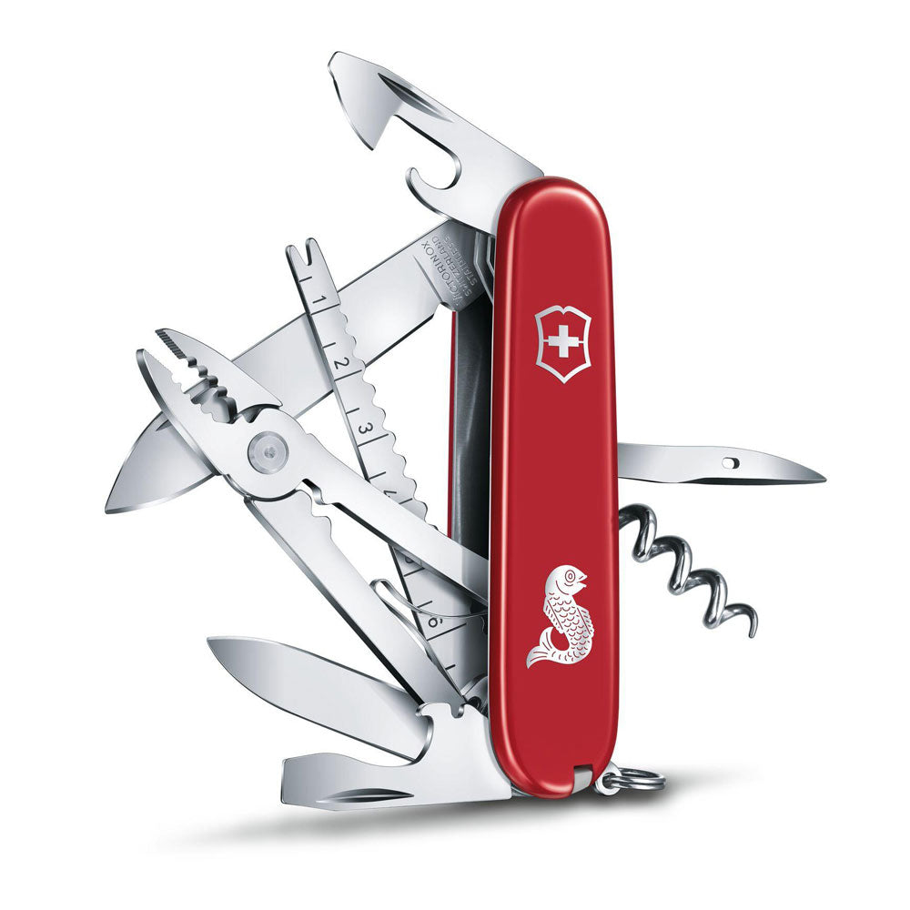 Victorinox Angler Fishing Multitool Pocket Knife 1.3653.72 (Red)