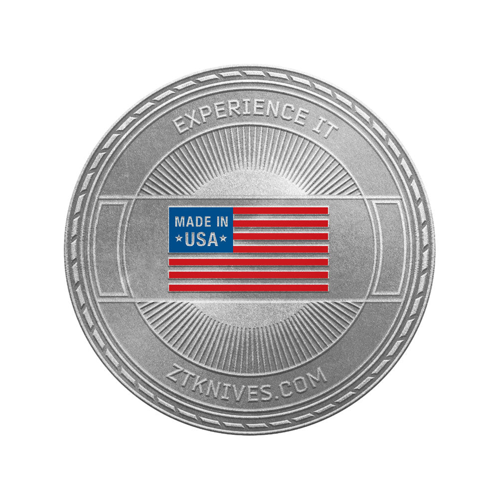 Zero Tolerance Challenge Coin "Experience It"