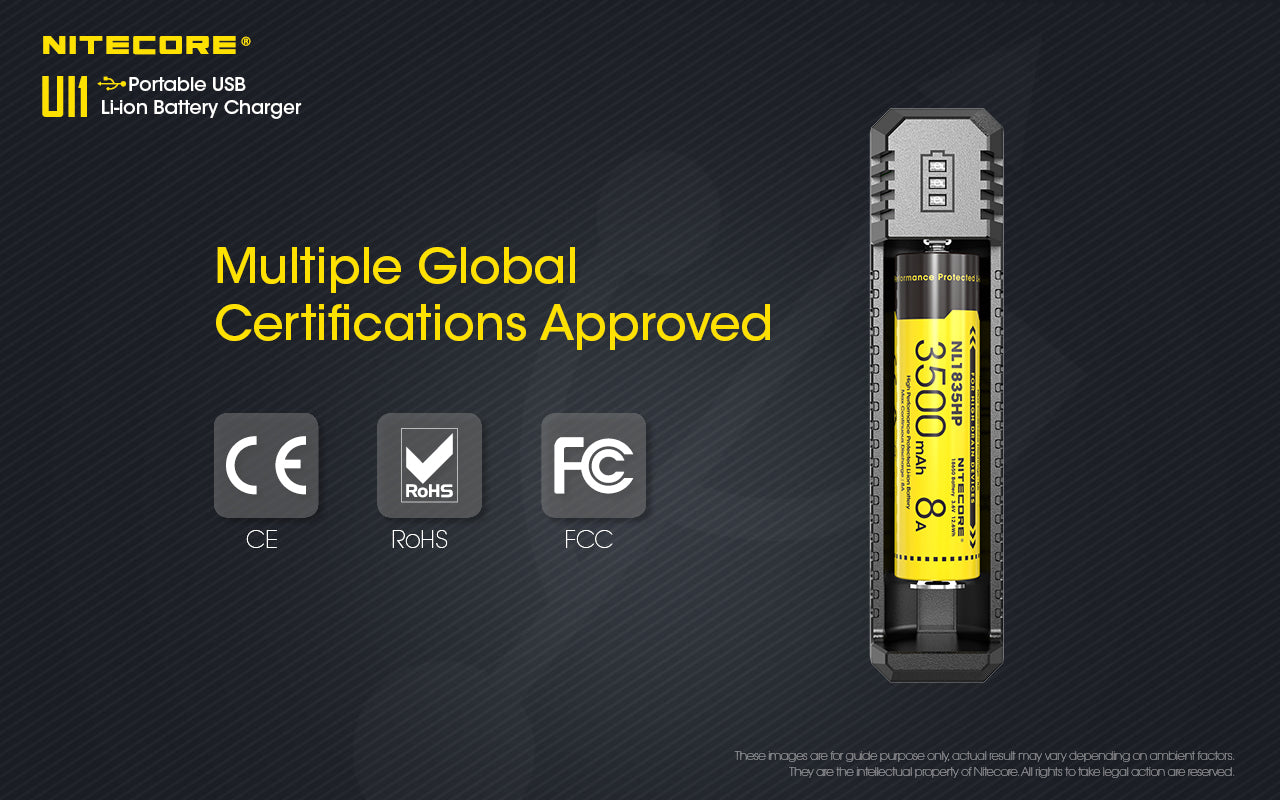 Nitecore UI1 USB Battery Charger - Thomas Tools
