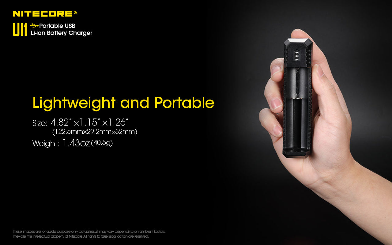 Nitecore UI1 USB Battery Charger - Thomas Tools