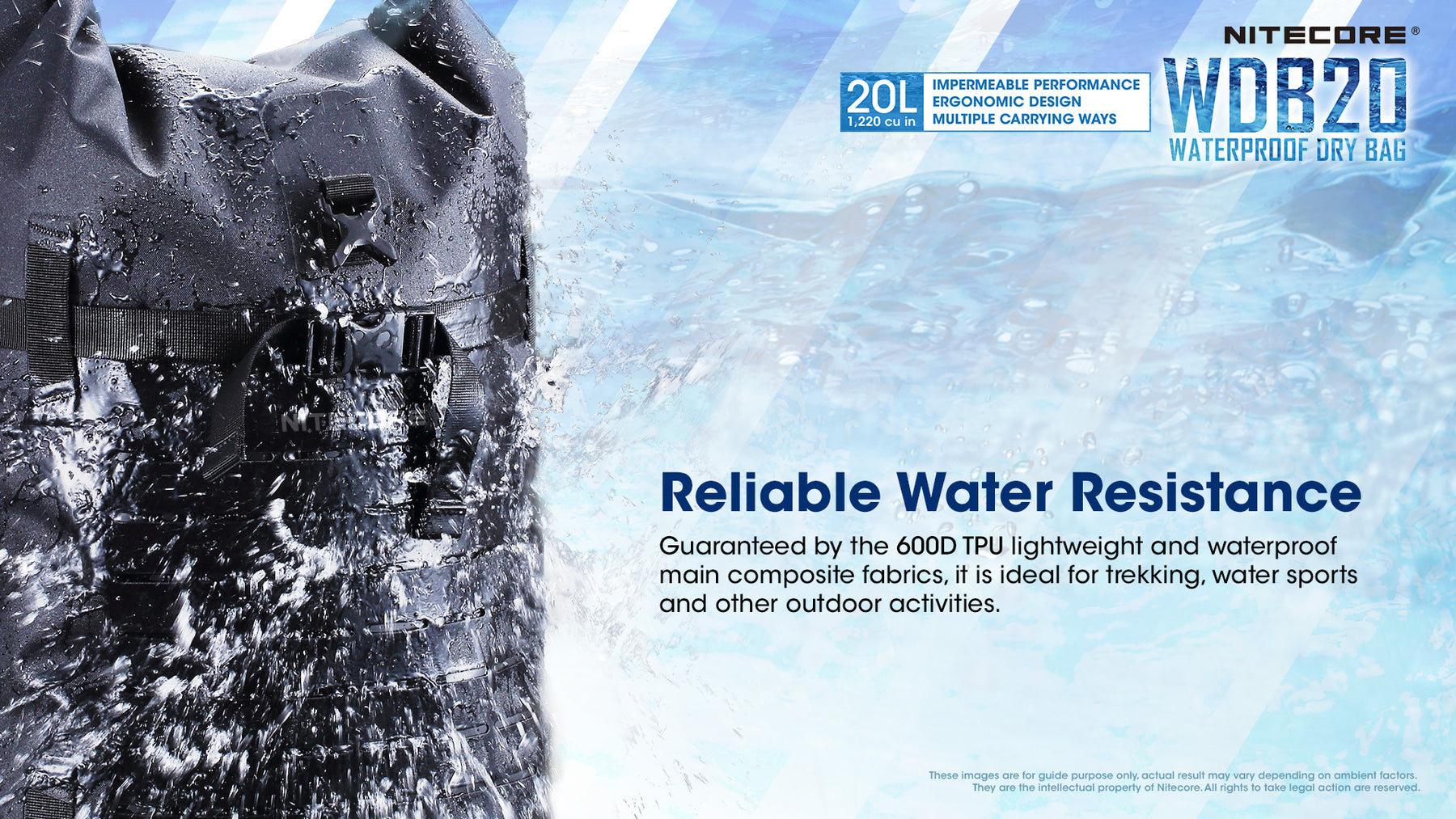 Nitecore Waterproof Dry Bag WDB20 (20L)