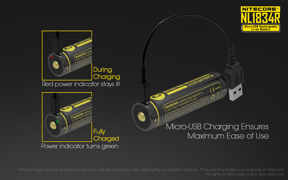 Nitecore Battery 18650 NL1834R