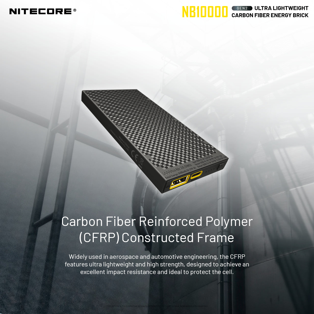 Nitecore NB10000 Gen II Carbon Fibre Power Bank